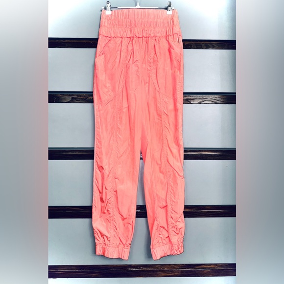 Free People Movement The Way Home Joggers 💖 Papaya Punch 🌄 Size XS 💖 NWOT - Picture 7 of 8
